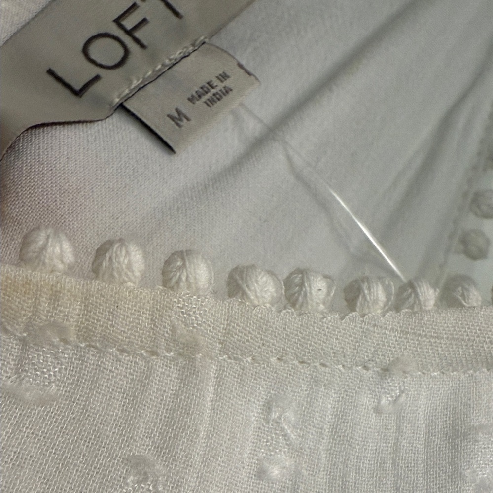 LOFT Ivory Textured Dress - Picture 4 of 4
